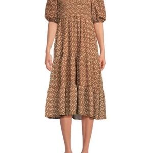 Hera Print Midi-Dress